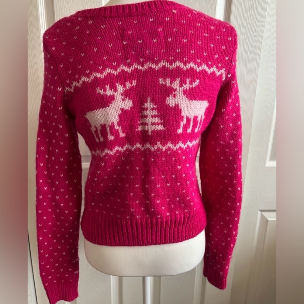 As Seen On Ariana Grande, Pink Christmas Sweater - Picture 3 of 5